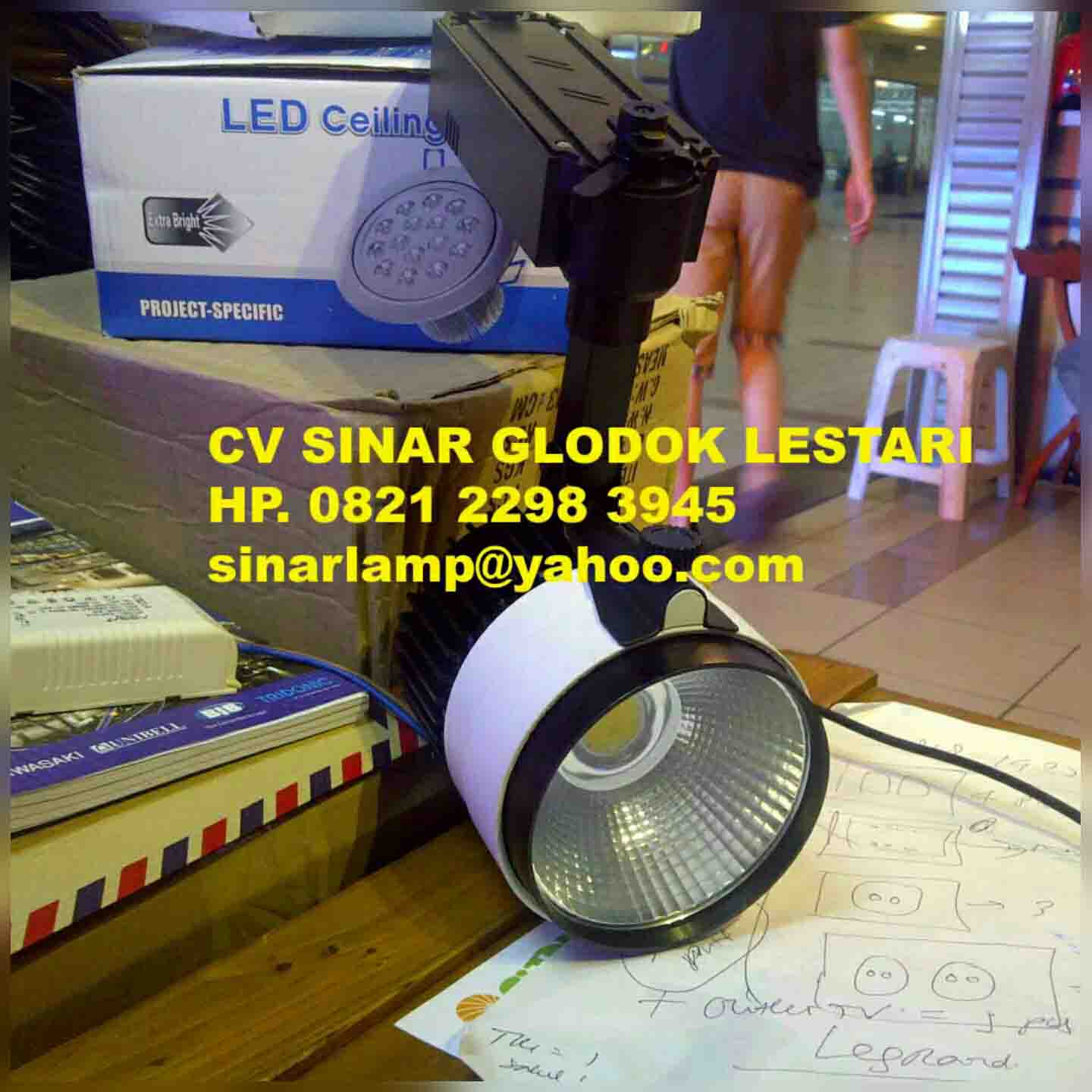 Lampu Sorot Track Rail Spotlight 20W